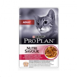 Влажный корм, Proplan (Проплан) 85 г для взрослых кошек утка в соусе пауч